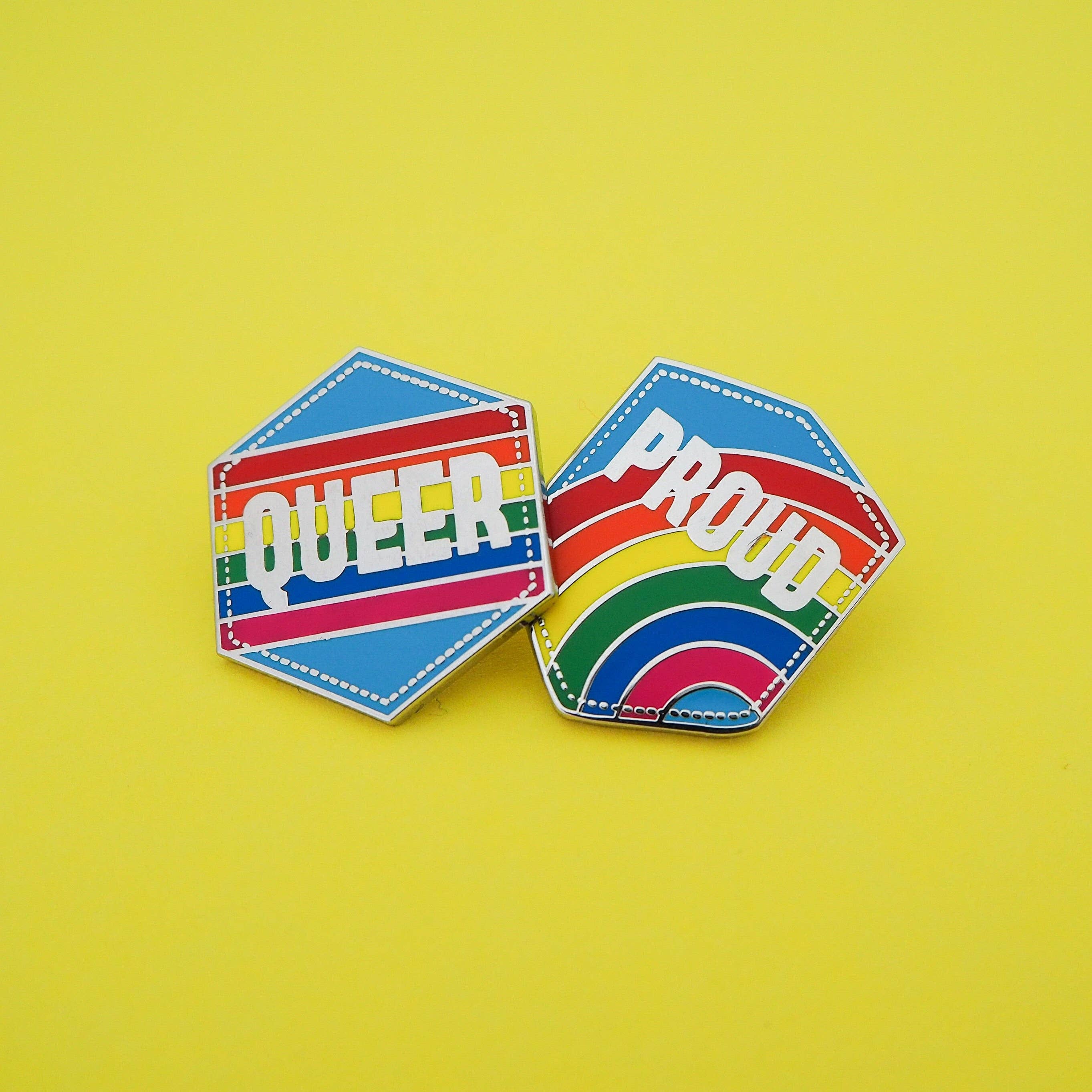 Hand Over Your Fairy Cakes – wholesale Lapel pin/button – Proud Rainbow - Enamel Pin1