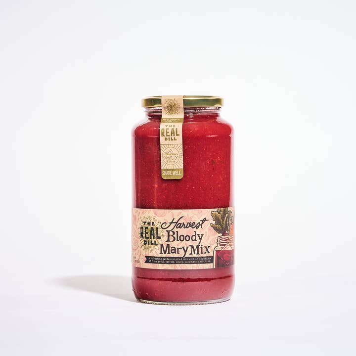 The Real Dill - Wholesale Cocktail Mix/Syrup - Harvest Bloody Mary Mix, 32 oz