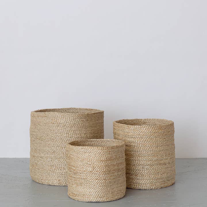 Will & Atlas - Vente Paniers - Grand panier rond en jute1