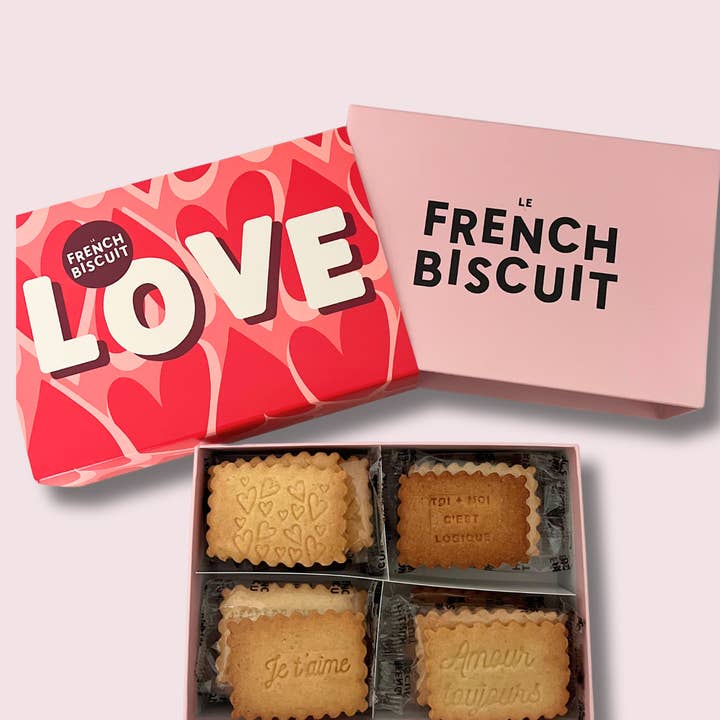 Ask med 32 LOVE-kakor för Alla hjärtans dag för wholesale av PENTOGONA