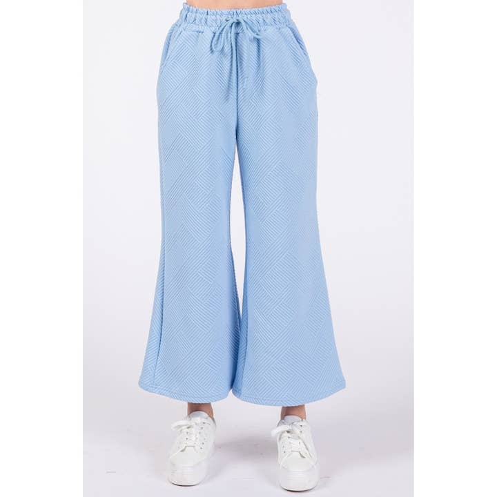 Veveret – wholesale Athletic sweatpants/jogging bottoms – Women's – Patterned French Terry Wide Pants14