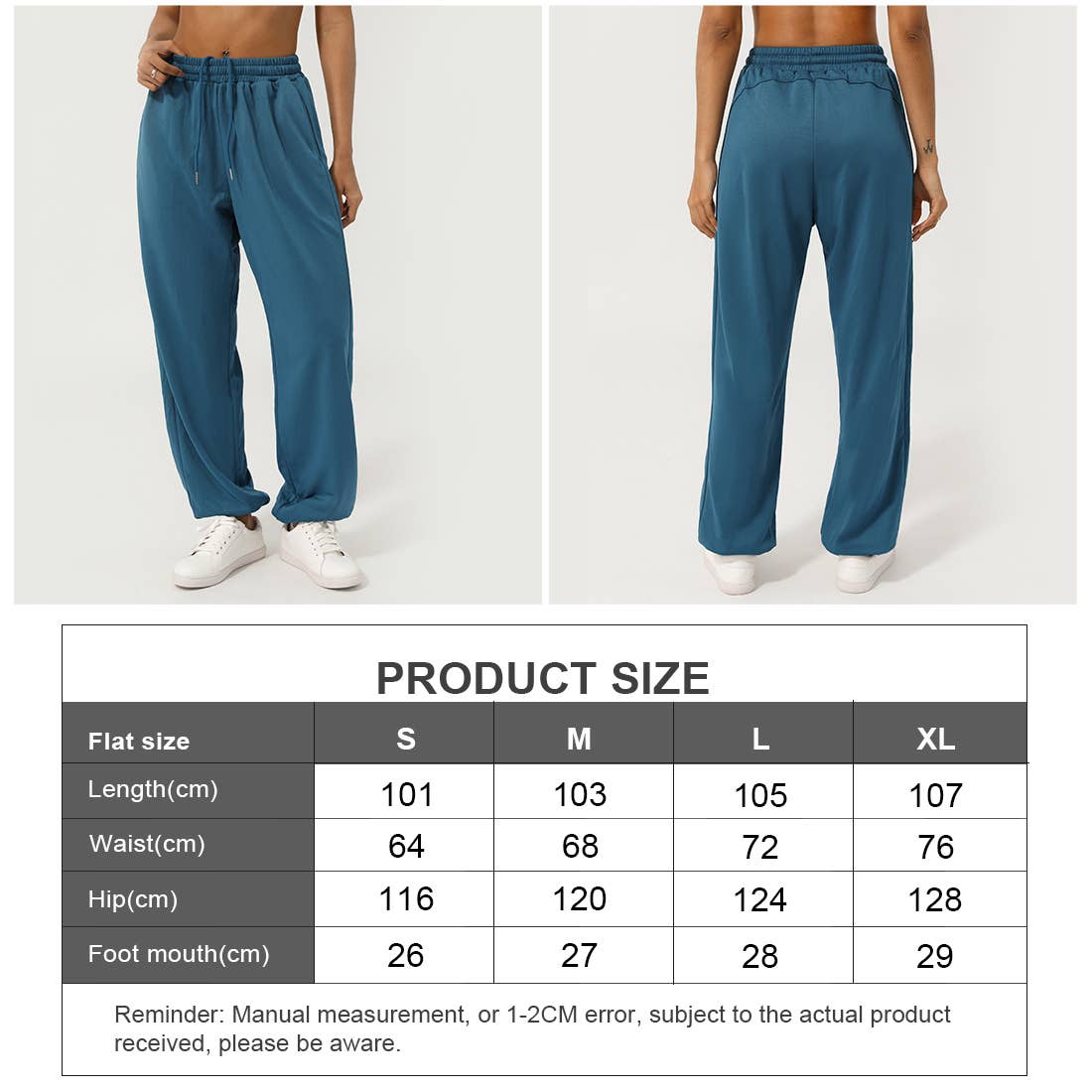 Sodalemon - Wholesale Athletic Sweatpants/Joggers - Women's - Women'S Waistband Drawstring Loose Fit Sweat Pants10