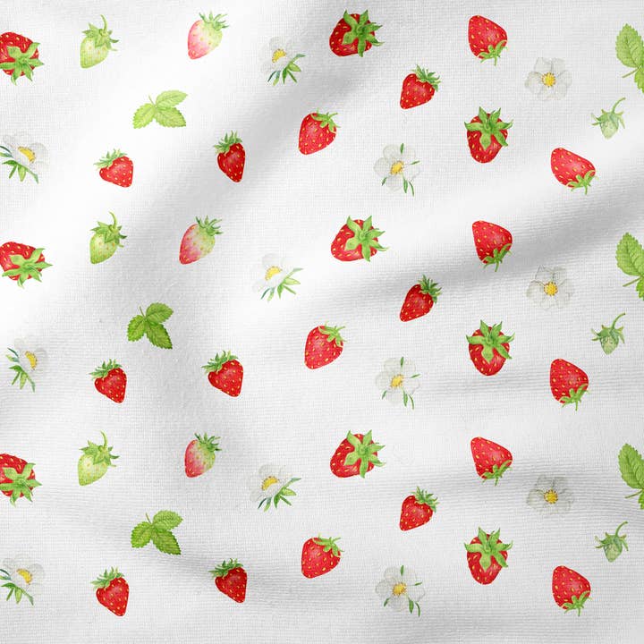 bb drou & Compagnie - Wholesale Fabric - strawberry fabric