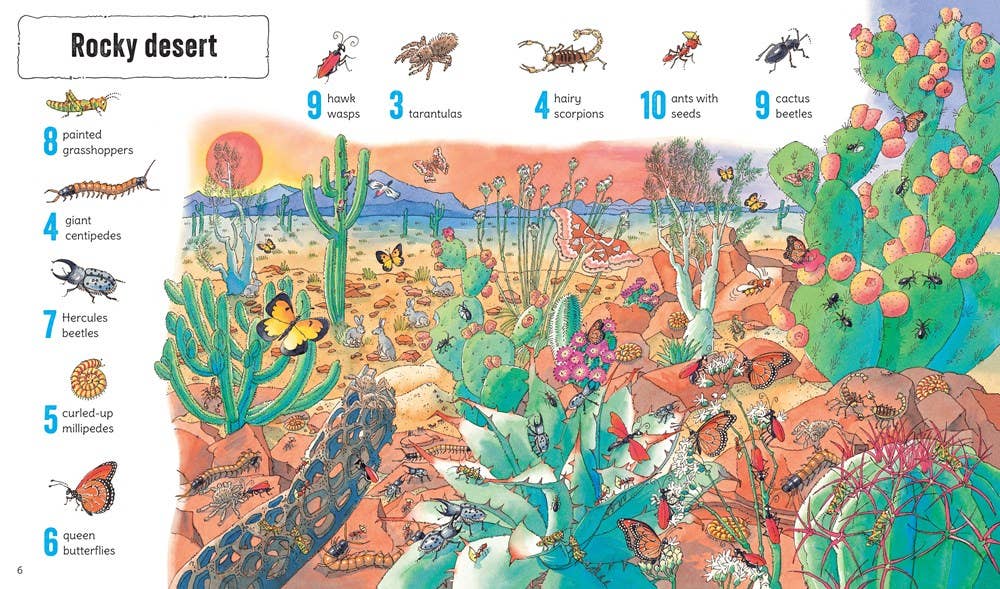 HarperCollins - Wholesale Coloring & Activity Book - Kids & Baby - 1001 Bugs To Spot : Usborne1