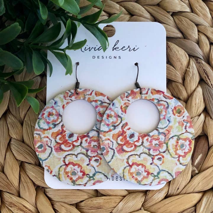 Charlotte - Sketched Spring Floral for wholesale by Olivia Keri Designs