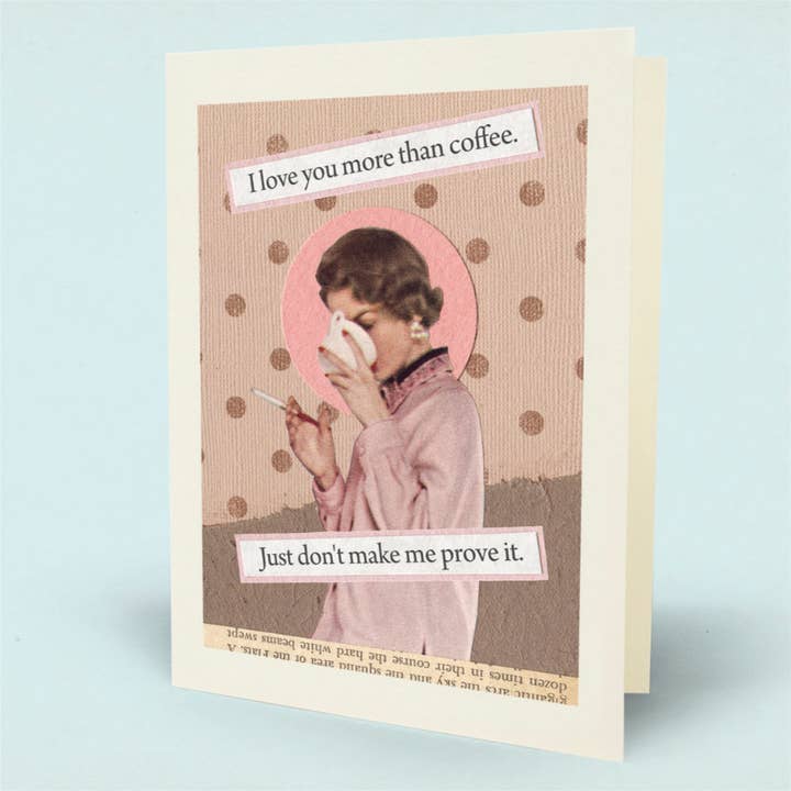 Más que tarjeta de café para venta al por mayor de Mina Lee Studio