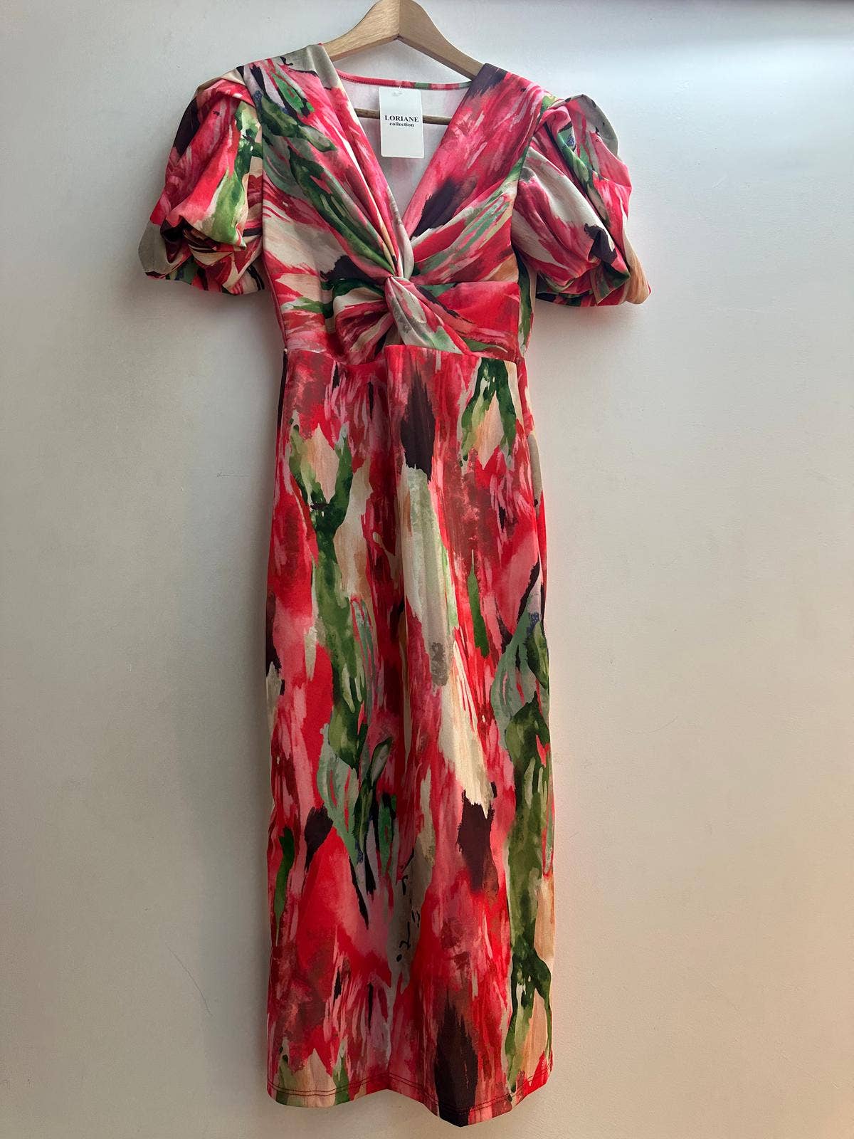 LORIANE - Wholesale Dress - Women's - 10059A Printed mid-length dress4