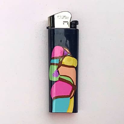 Vivrant Vixen - Wholesale Lighter - Rope Bunny Handmade Art Lighter