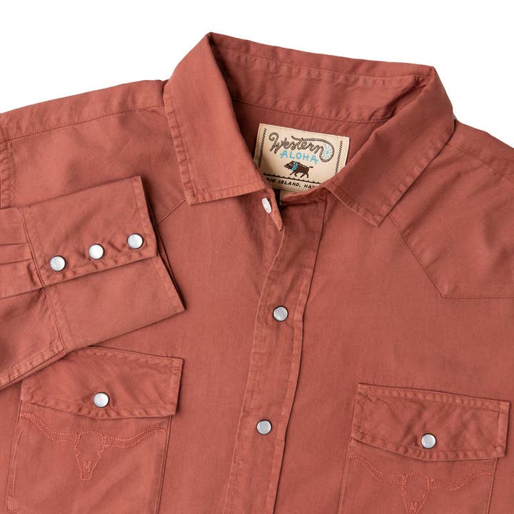 Western Aloha - Wholesale Button Down Shirt - Men's - Longhorn Western Shirt