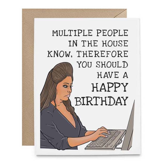 Hello Harlot - Wholesale Birthday Card - Snooki Jersey Greeting Card0