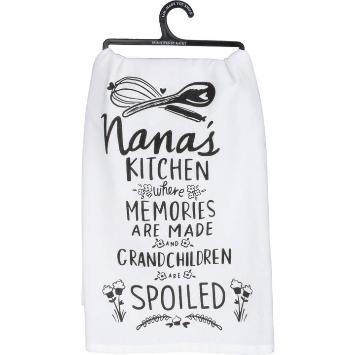 Primitives by Kathy - Wholesale Tea Towel - Nana's Kitchen Where Memories Kitchen Towel
