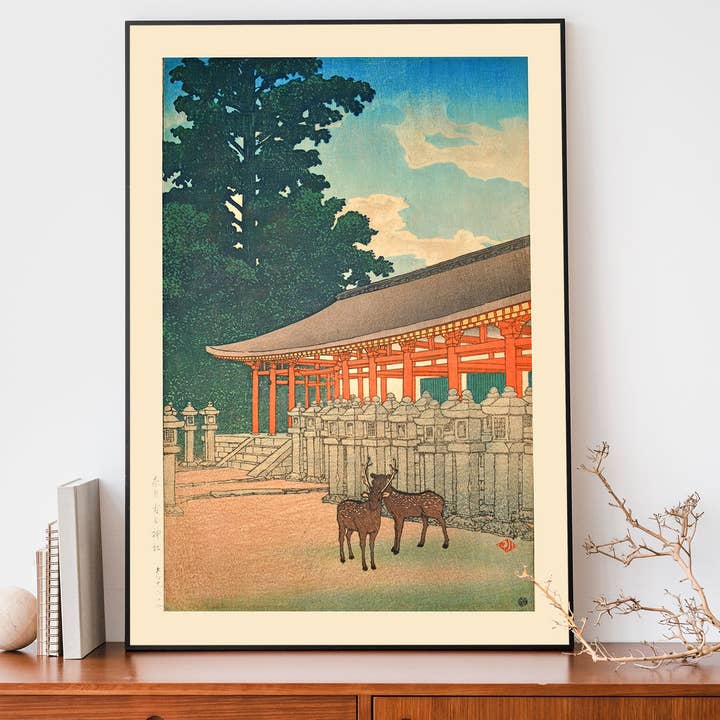 The Kasuga Shrine in Nara Print by Hasui Kawase and other Purchase wholesale narang. Free returns & net 60 terms on Faire trending on Faire.