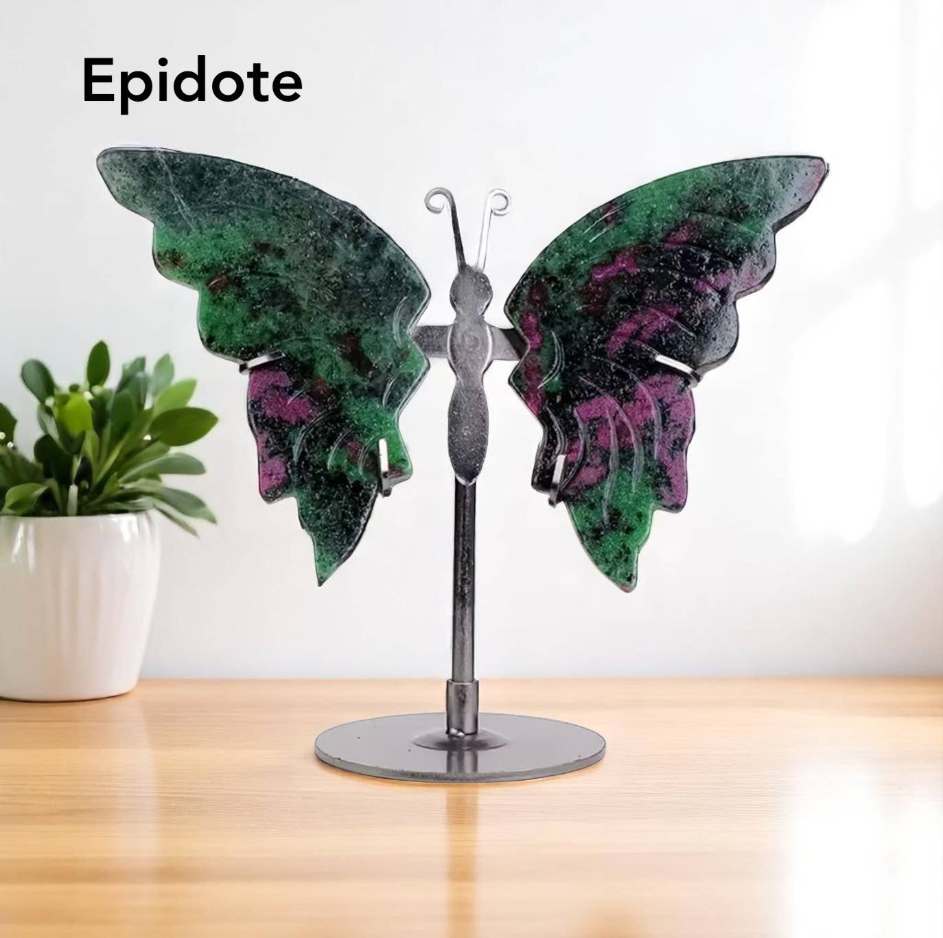 Crystolver (We Cover All Import Fees) – Großhandel Dekofigur – Elegante Schmetterlingsflügel aus Kristall mit Ständer10