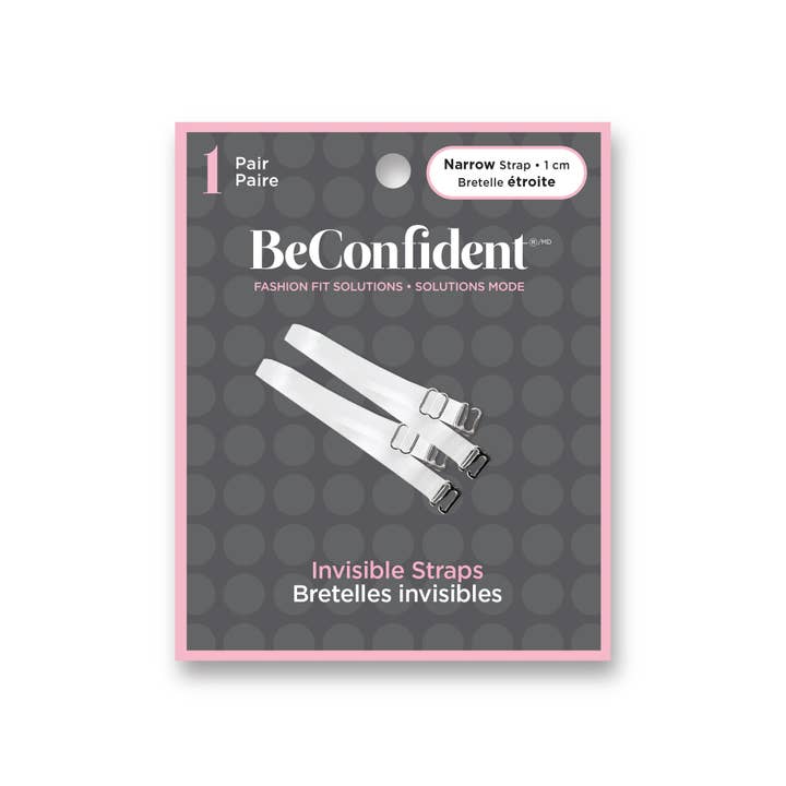 BeConfident Fashion Fit Solutions - Wholesale Bra Inserts - Women's - Invisible Bra Straps - 1 Pair