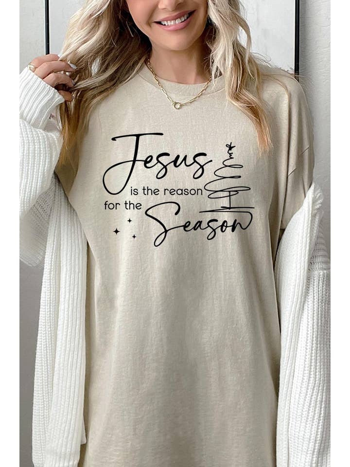 COLORBEAR - Wholesale T-shirt (graphic) – women's - Jesus Reason Season Graphic Heavy Cotton Tee17