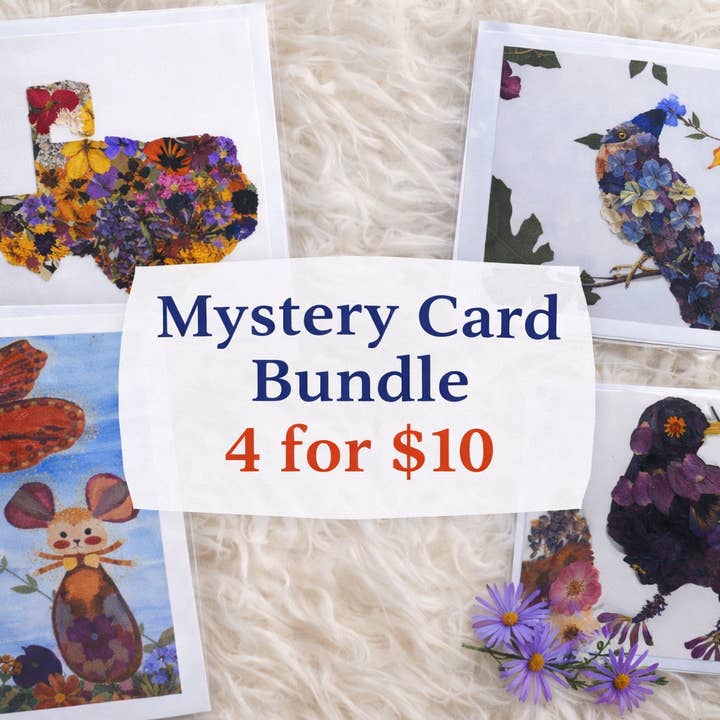 Mysteriepakket wenskaarten (4 kaarten) voor wholesale door Remedy Designs