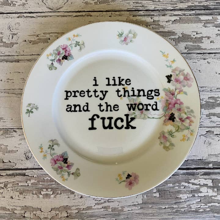 Piatti divertenti riciclati, Pretty Things, negozio di articoli da regalo per la vendita all'ingrosso da parte di pretty little creeps