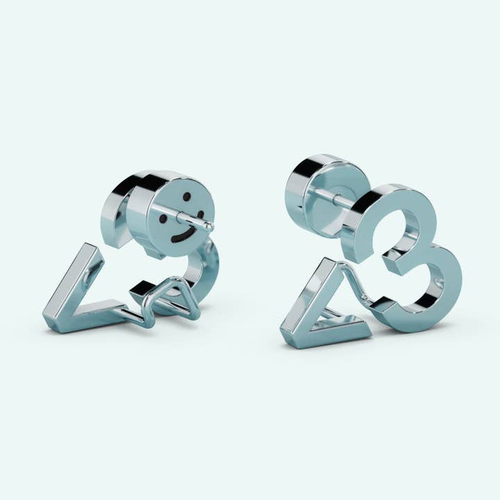 Less Than Three Earrings for wholesale by STUDIOCULT