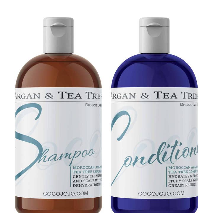Coco jojo - Venta al por mayor Champús y acondicionadores 2 en 1 - Hombre - Champú y acondicionador Argan Tea Tree