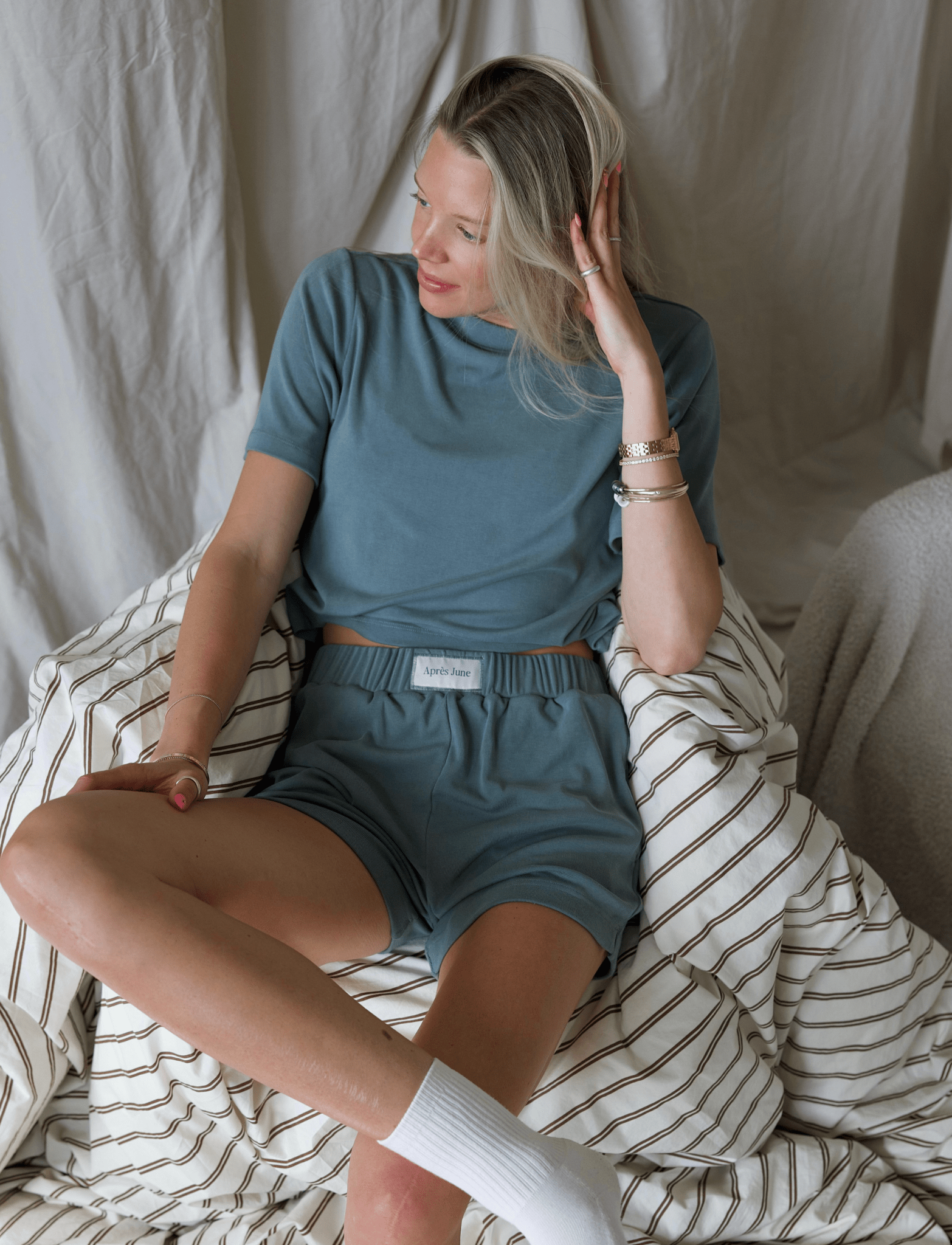 Après June - Wholesale T-Shirt - Women's - VELOURE SLEEP SET4