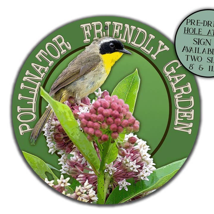 Pollinator Friendly Garden Sign, Garden Art Pollinator Signs for wholesale by Swanky Bazaar
