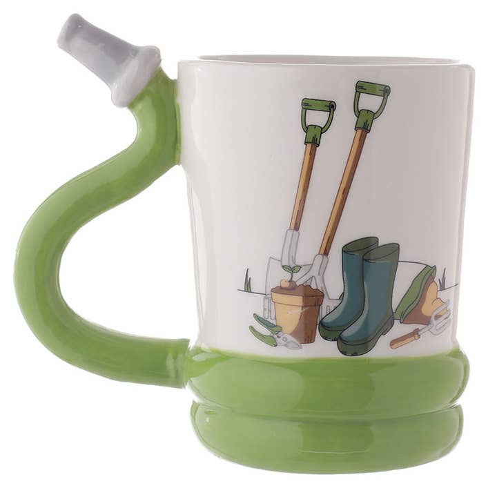 Puckator Ltd - Wholesale Coffee mug - Garden Hose Ceramic Shaped Handle Mug3