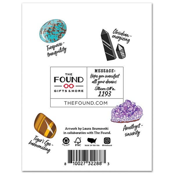 THE FOUND - Wholesale Birthday Card - Crystals Birthday Card2