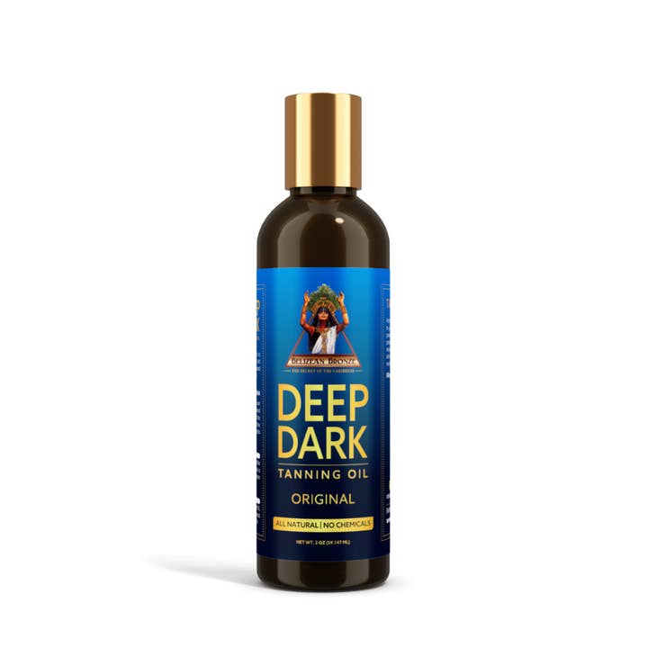 Belizean Bronze - Wholesale Tanning Oil - 2 oz. Travel Size Deep Dark Original Tanning Oil