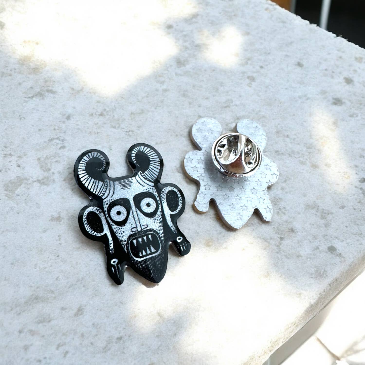 The Enamel Pin Factory – wholesale Lapel pin/button – Demon 2 - Eco Enamel Pin Badge1