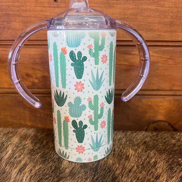 Leather & Soul Wholesale - Wholesale Drinking Glass/Cup - Kids & Baby - Cactus Sippy Cup0