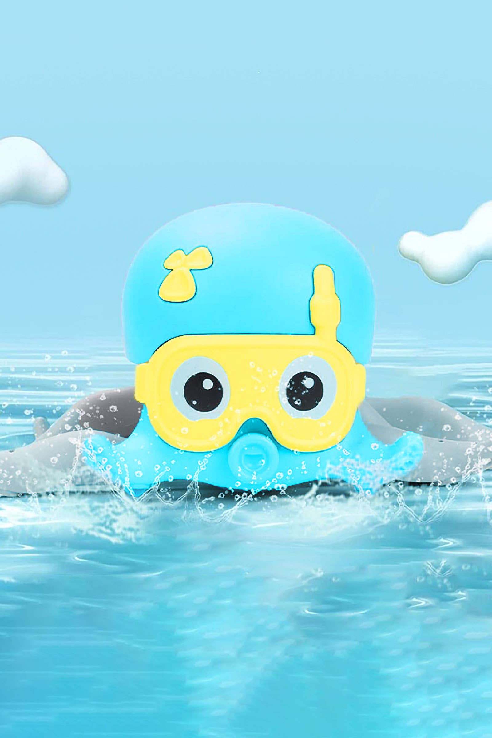 ASSORTED Octopus Wind-up Swimming Crawling Baby Bath Toy for wholesale on Faire2