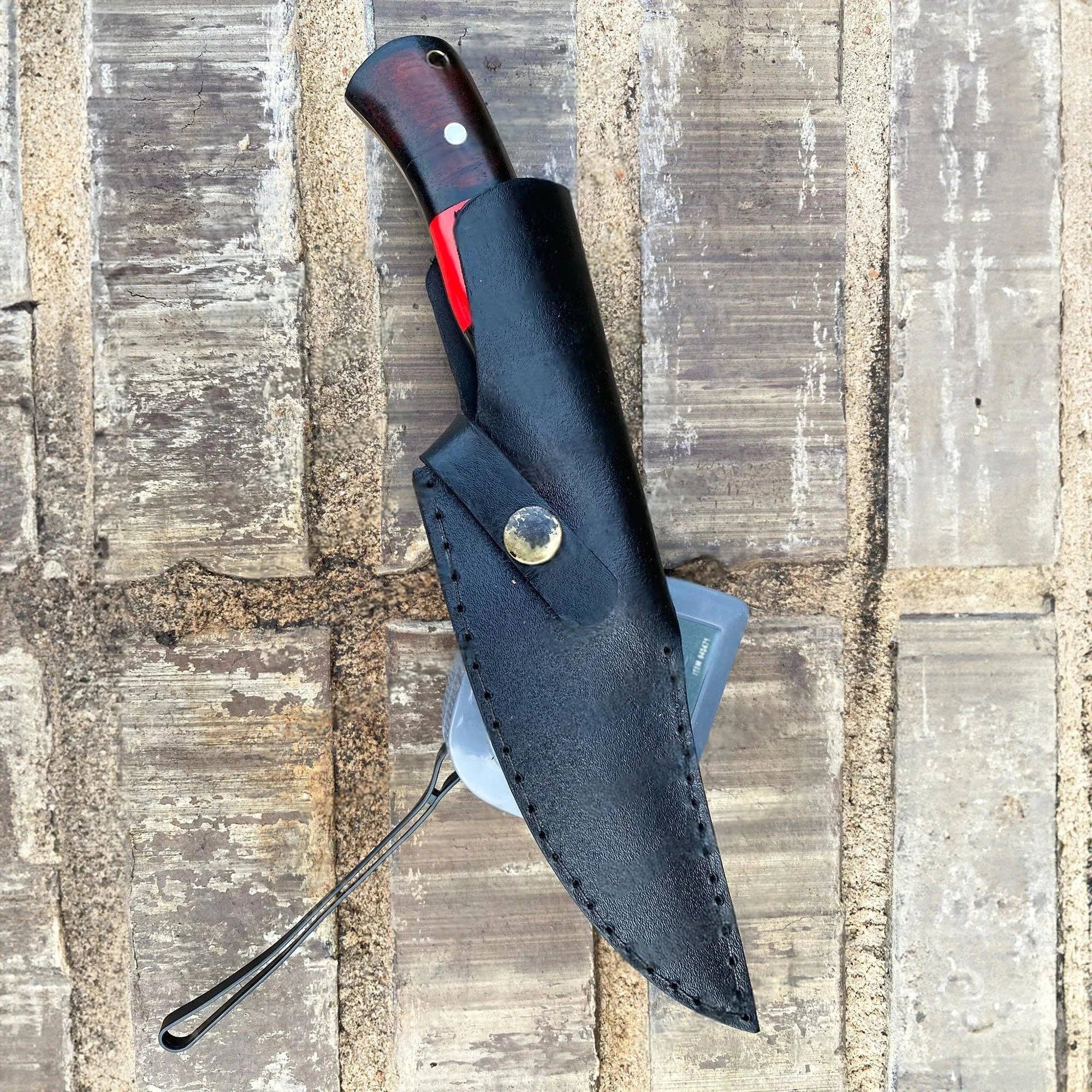 Fwosi - Wholesale Keukenmes - 5 Inch Turkse Clip Point Bowie Mes, Gepersonaliseerd Chef- & Keukenmes6