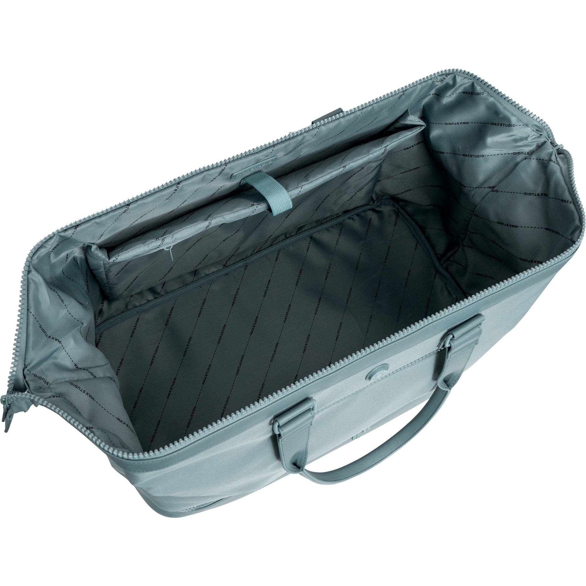 Magid - Wholesale Weekender Bag - Women's - Max Studio Sport Nylon & Faux Leather Drop Bottom Duffel Bag23