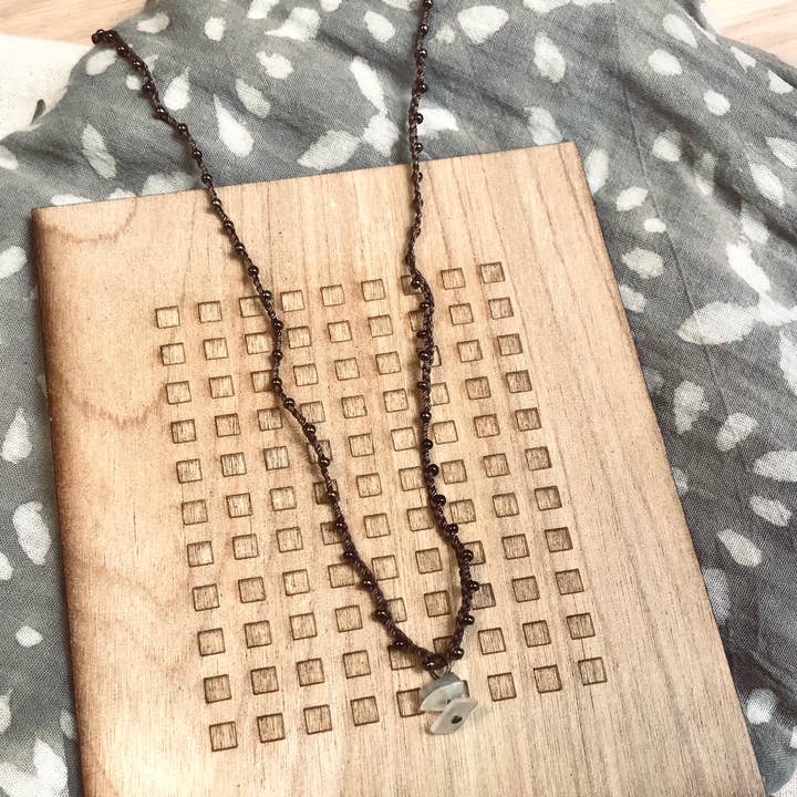 Arid Collective - Wholesale Pendant/Charm Necklace - Crochet Silk + Bead Necklaces | Reiki Infused | Handmade4