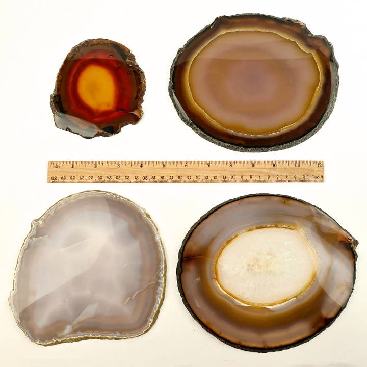 Rock Paradise – wholesale Spiritual stone/crystal – Iris Agate Crystal Slice - You Choose