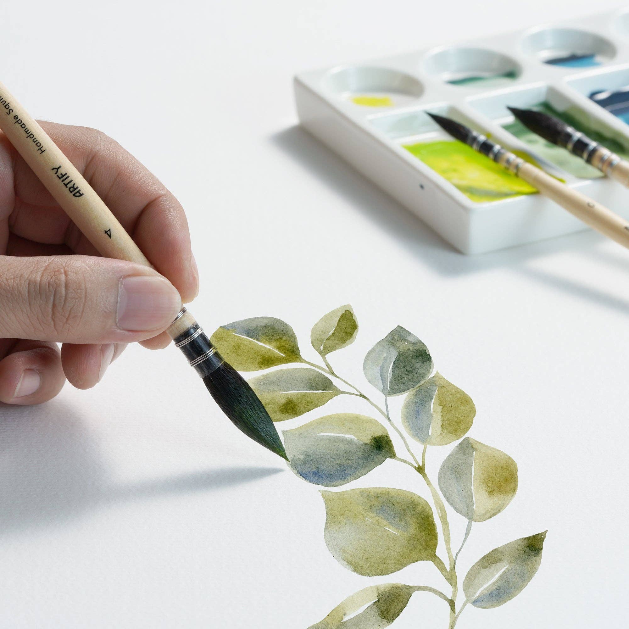 Artify - Wholesale Paint/Wax Brush - ARTIFY Professional Squirrel Hair Watercolor Brushes8