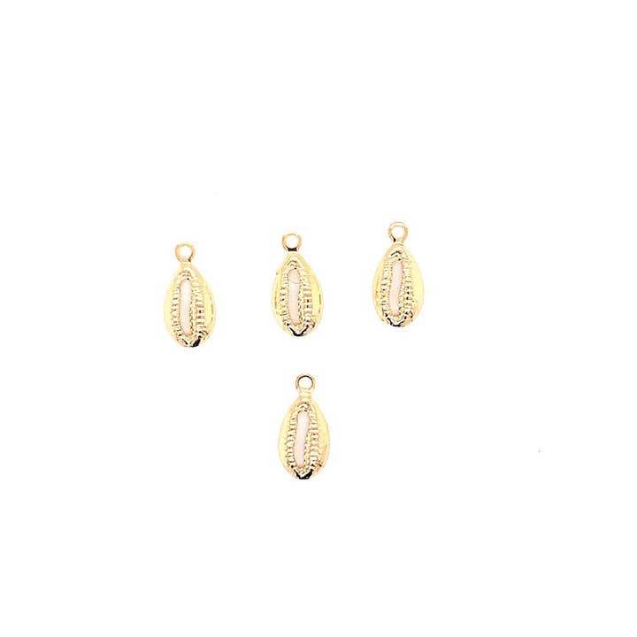 The Bead Bazaar - Wholesale Individual Charm/Pendant - Mini Puka Shell, Gold Filled Puka Shell Charm, Bulk Jewelry Making Charms, Shell Charms, Shell Pendant, Gold Filled Charm, Shell Jewelry, Wholesale
