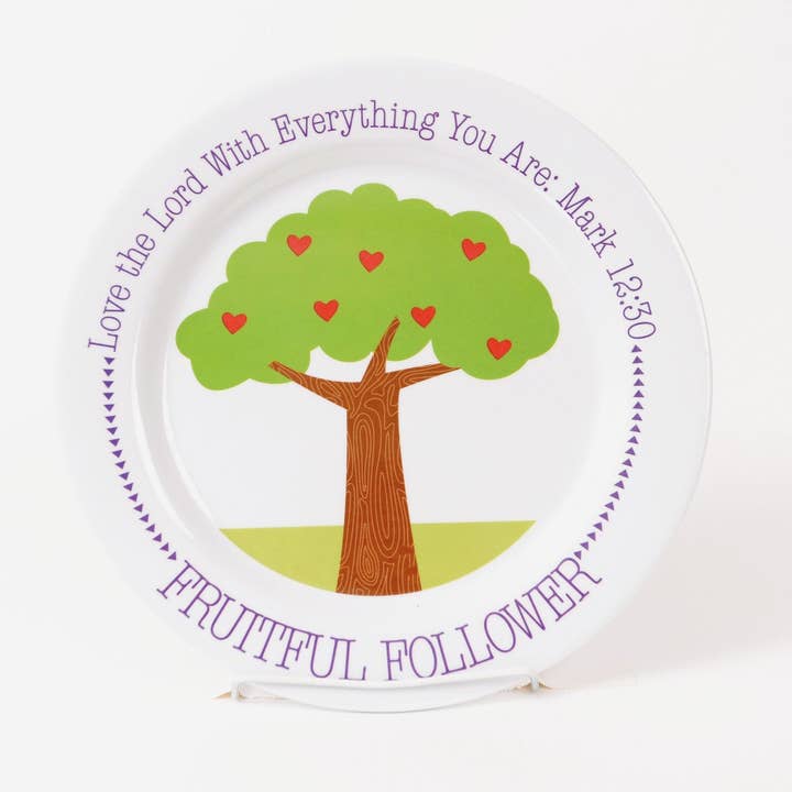 Fruitful Follower Plate for wholesale by Fruit-Full Kids