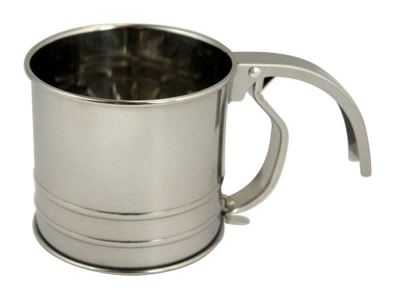 Everyday Supply Co - Wholesale Sifter - FOX RUN - Fox Run Silver Stainless Steel Flour Sifter 1 cups0