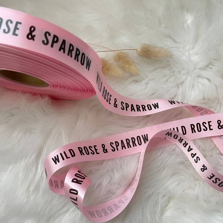 5/8” Custom Printed Ribbon for wholesale by Add Ribbons Co.
