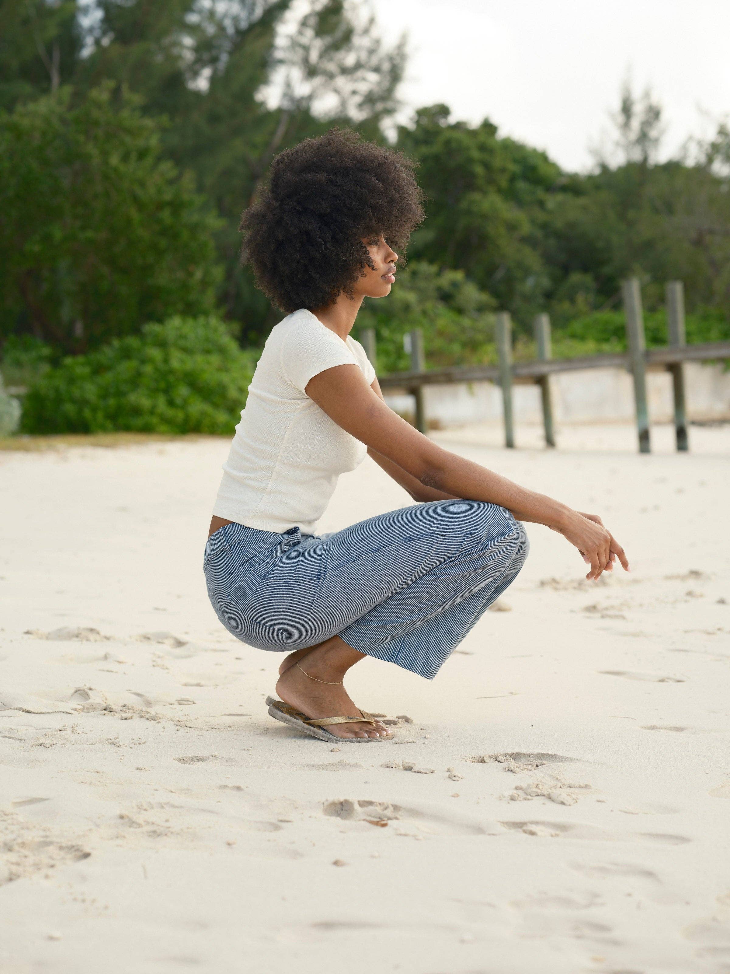 Railroad Stripe Painter Pants for wholesale on Faire4