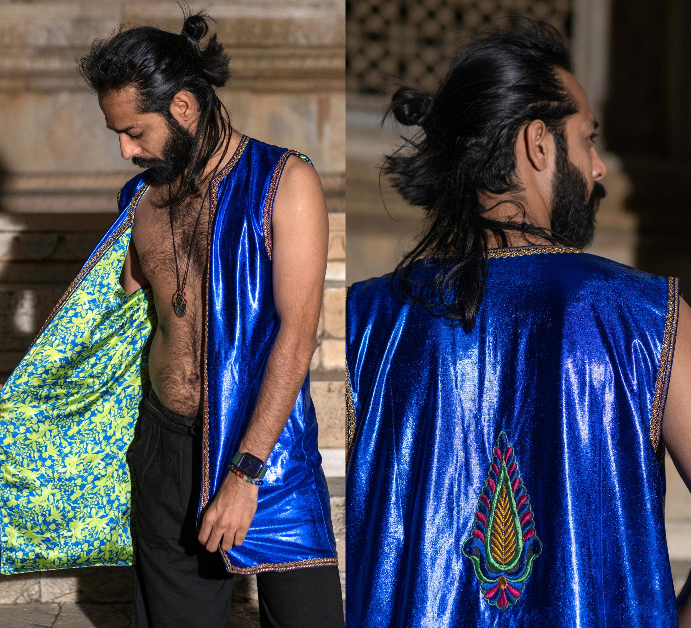 StandAwt – Engroshandel Kimono - Dame – Orion Reversible Rave Kimono2