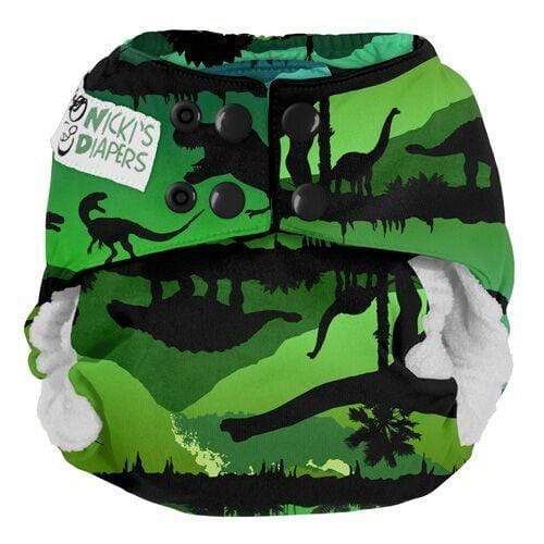 Nicki's Bamboo Snap AIO - Colossal - OS for wholesale by Nicki's Diapers (Planetwise Wholesale)