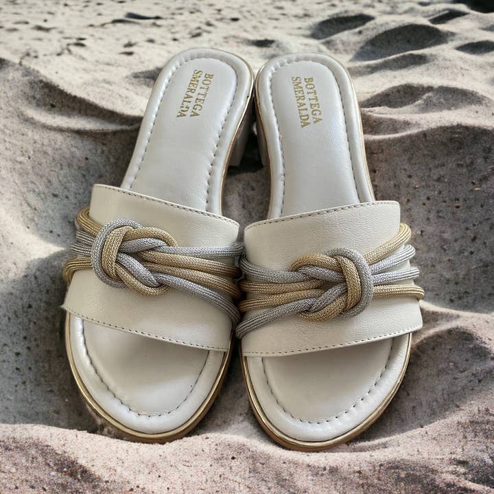 ROPE SANDAL 485NNQ white 244 for wholesale by BOTTEGA SMERALDA