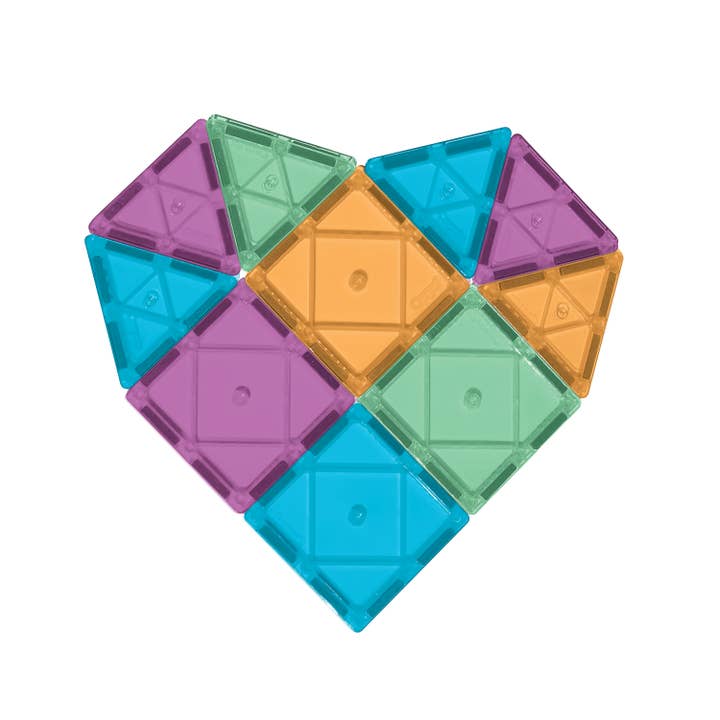 CreateOn - Wholesale Building Set - Kids - Crayola Colors of Kindnes Magnetic Tiles 24-Piece Set