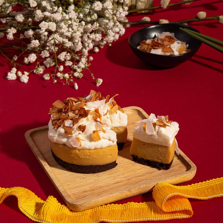 Kitsby – wholesale DIY food kit – Coconut Kinako Custard Pie Kit - Kitsby x Cha Bay