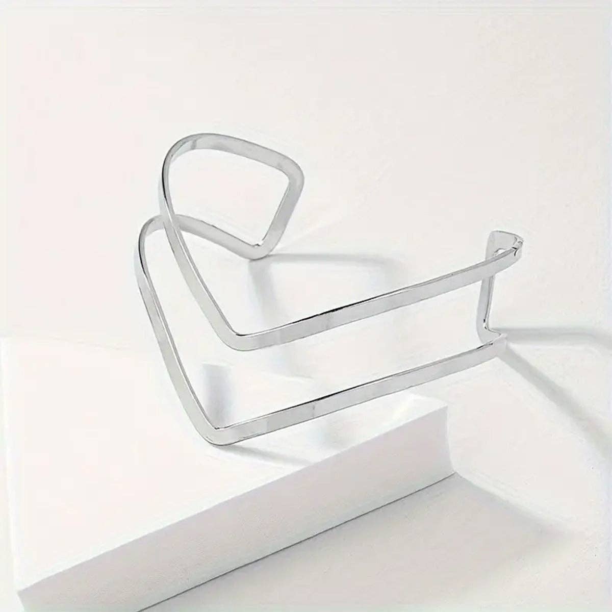 Dipped Shop - Wholesale Cuff Bracelet - V-Shape Simple Open Arm Cuff DPJAC92