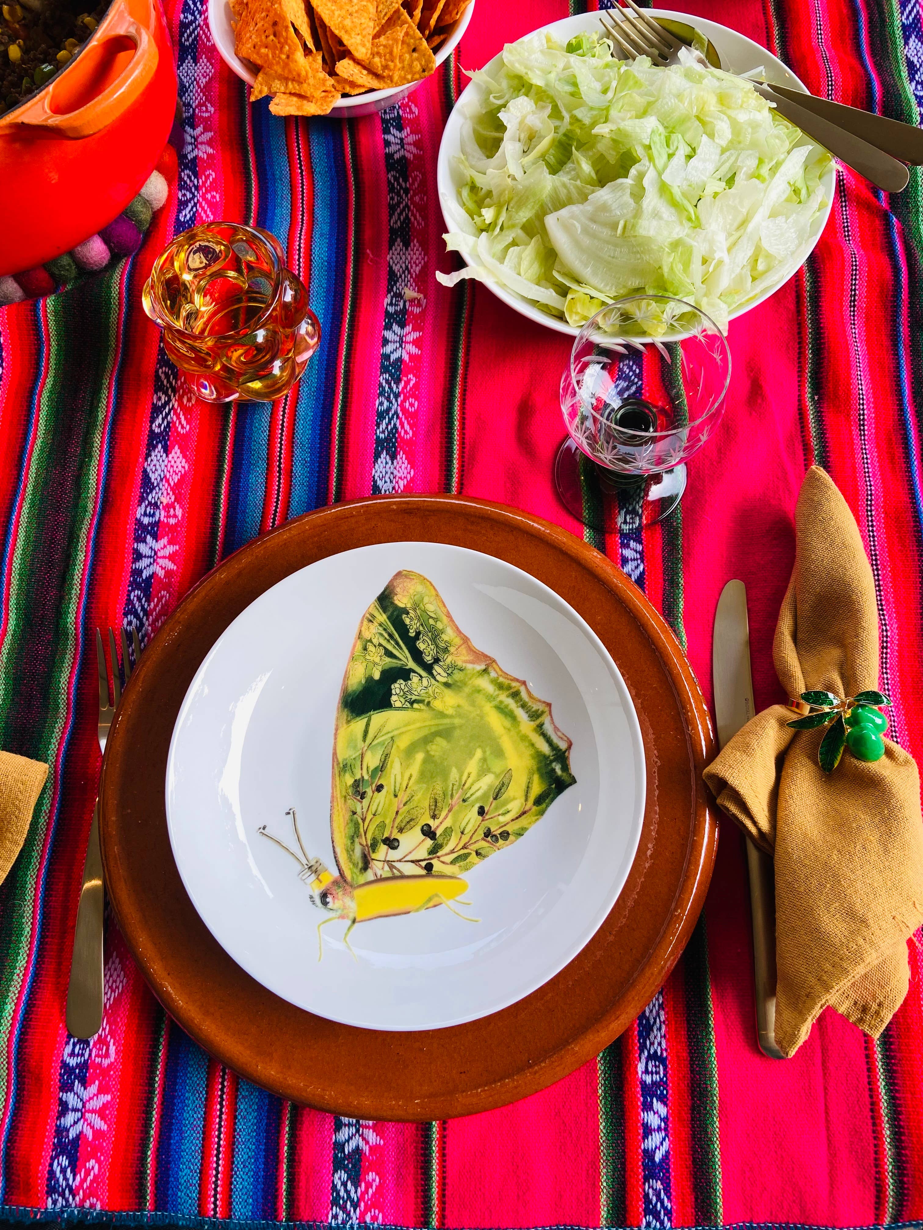 Bordy's - Wholesale Dinner Plate - The Dolce Vita of a Farfalla - Piatti Fondi26