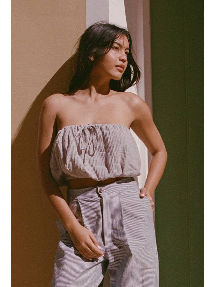 Nénés - Wholesale Blouse - Women's - Clara Top - Clay1