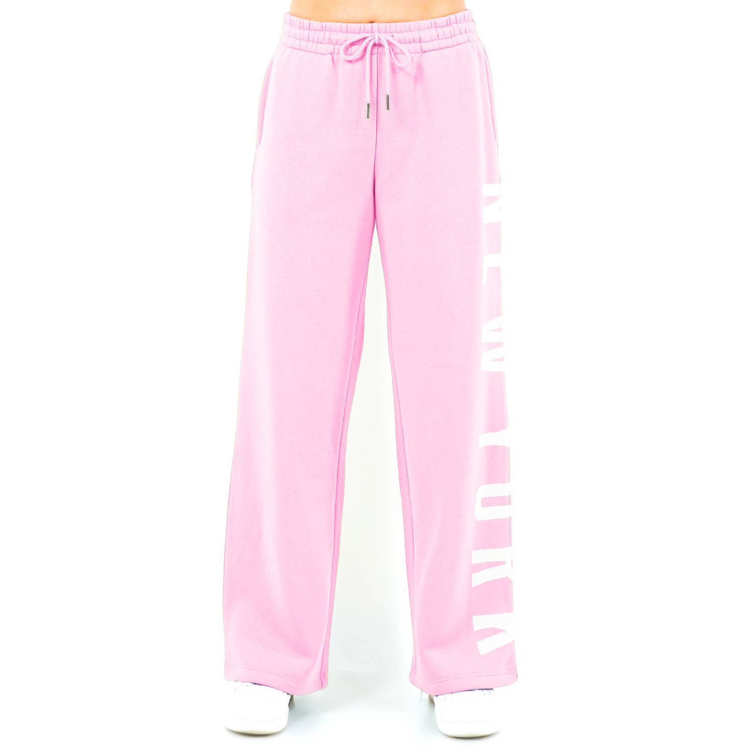 American Bazi – Calças - Mulher por atacado – CALÇAS DE MOLETOM SOLTAS NEW IORKS-RJH10003NY7